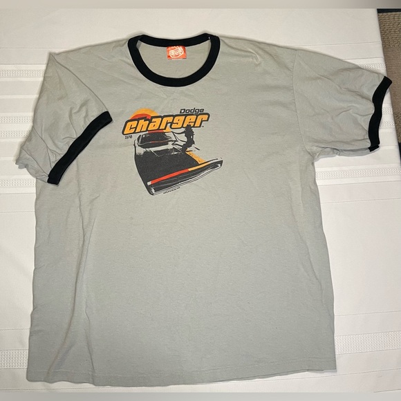 Motor Brands USA Other - Vintage Motor Brands USA Dodge Charger 1970 Men's Ringer Tee Shirt T-Shirt XL